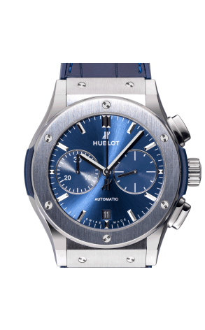 Часы Hublot Classic Fusion Chronograph 45mm Blue Dial 521.NX.7170.LR (29112) №2