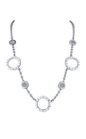 Колье Bvlgari Bvlgari-White Gold Diamond Necklace (29306)