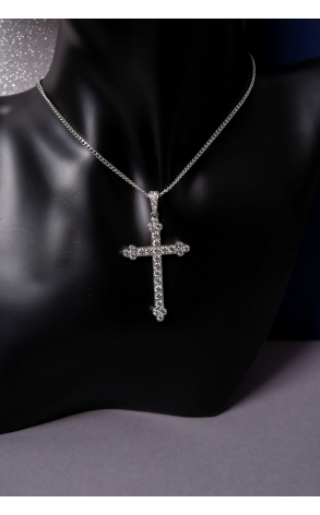 Крест Cartier White Gold 2,2 ct Diamond Cross (28060) №2