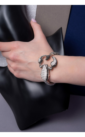 Браслет Roberto Coin White Gold Diamond Scorpion Bracelet (17430) №2