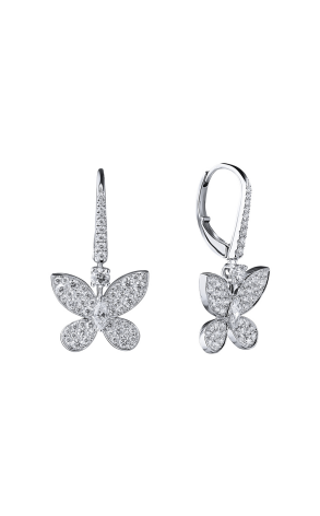 Серьги GRAFF Pave Butterfly Earrings GE (28715)