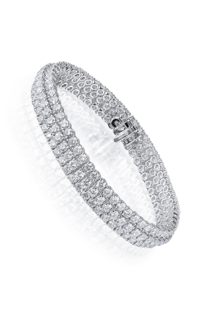 Браслет Mercury Classic White Gold Diamonds Bracelet MB17289/WG/3SM (28858)