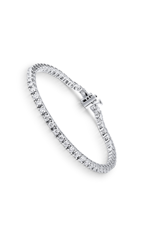 Браслет  Tennis 4,09 ct. G/VS1 White Gold Diamonds Bracelet (28689)