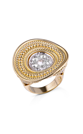 Кольцо Carrera y Carrera Ruedo Yellow Gold Diamonds Ring DA11112 (29892)