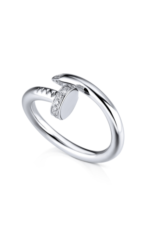 Кольцо Cartier Juste Un Clou White Gold Diamonds CRB4092751 (29538)