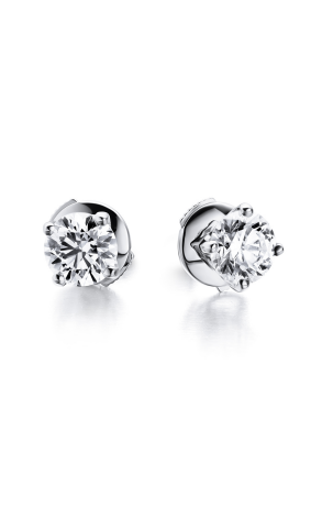 Пусеты De Beers Signature Diamond Stud 0,53 ct G/VS1 Earrings (29564)