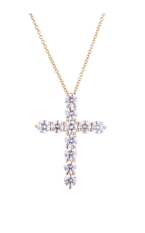 Крест Tiffany & Co Yellow Gold Large 1.90 ct Cross (21592)