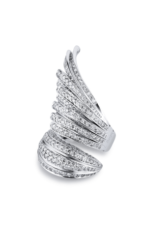 Кольцо L.Borgee White Gold Diamonds Wing 4.00 ct Ring (31028) №2