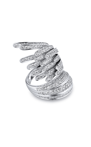 Кольцо L.Borgee White Gold Diamonds Wing 4.00 ct Ring (31028)