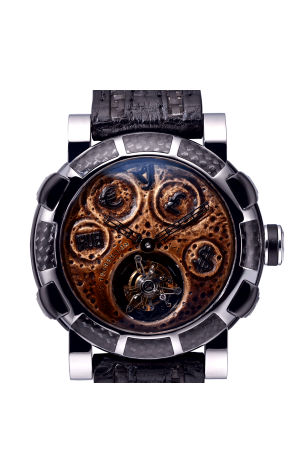 Часы Romain Jerome Tourbilion Rusted steel T-oxy III Tourbillon black Extreme TO.MO.CRISIS.F1.B1BB.00 (30891) №2