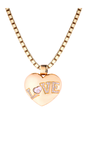 Подвеска Chopard Happy Diamonds Heart Yellow Gold Necklace 79/2899-20 (31724)