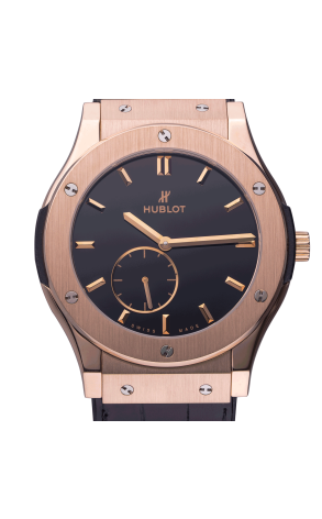 Часы Hublot Classic Fusion King Gold Black Shiny Dial 42mm 545.OX.1280.LR (30901) №2