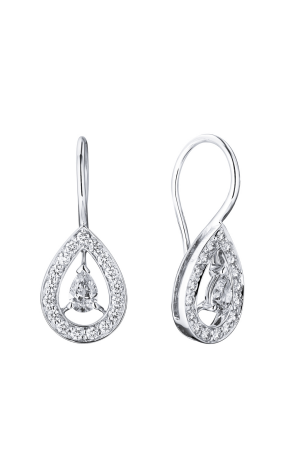 Серьги Boucheron Ava White Gold Diamonds Earrings JC00376 (32073)