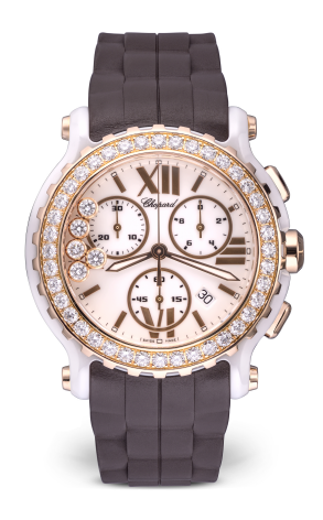 Часы Chopard Happy Sport Chronograph Ceramic 42mm Limited Edition 8515 (31732)