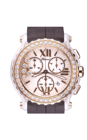 Часы Chopard Happy Sport Chronograph Ceramic 42mm Limited Edition 8515 (31732) №2