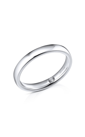 Кольцо Mercury Classic White Gold Wedding Ring MWR/3.0/WG/1RD0.05 (31885)