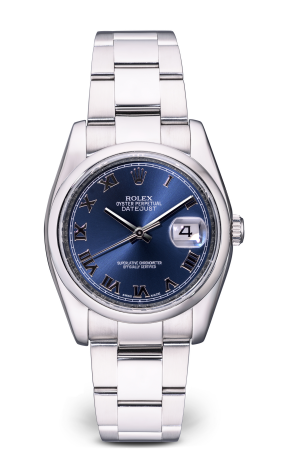 Часы Rolex Oyster Perpetual 36mm Blue Roman Dial 116200 116200 (31894)