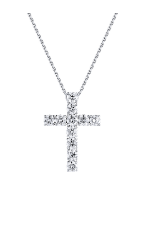 Крест Amore с бриллиантами 2,65 ct G/SI (32151)
