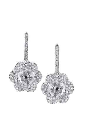 Серьги Carrera y Carrera Gardenias White Gold Diamonds Earrings DA 11576 021301 (32172)