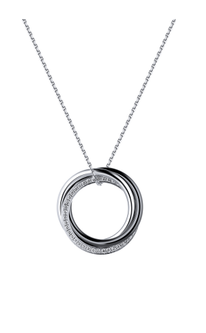 Подвеска Cartier Trinity White Gold Ceramic Pendant B3045500 (32641)