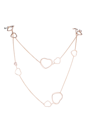 Колье Chopard Happy Hearts Rose Gold Long Necklace 817482-5001 (32252)