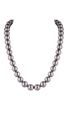 Колье Mikimoto Black South Sea Pearl Necklace XNG 10516 (32634)