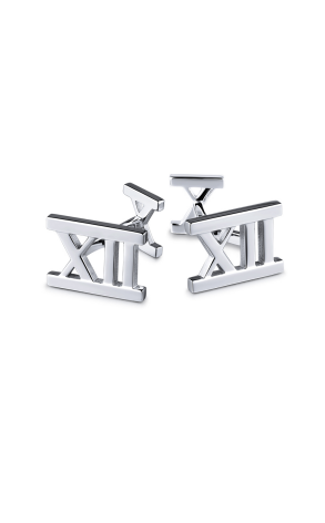 Запонки Tiffany & Co Atlas White Gold Cufflinks (32140)