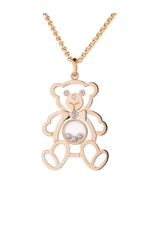 Подвеска Chopard Happy Diamonds Rose Gold Bear Pendant 797418-5001 (32725)