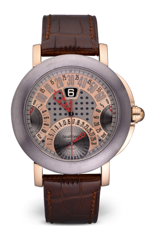 Часы Gerald Genta Arena Chrono Quattro Retro ABC.Y.55.395.CB.BD (32887)