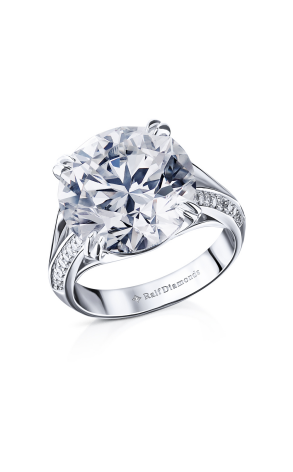 Кольцо RalfDiamonds 10.15 ct L/VS2 White Gold Diamonds Ring (32680)