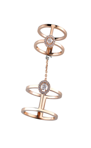 Кольцо Messika Glamazone Rose Gold Diamonds Ring 06141-PG (32956)