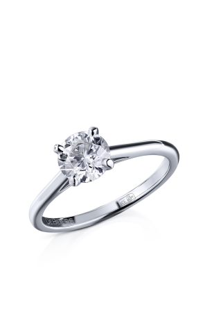 Кольцо De Beers Classic Round Brilliant 1.01 ct E/VVS2 Diamond Ring R102252 (33491)