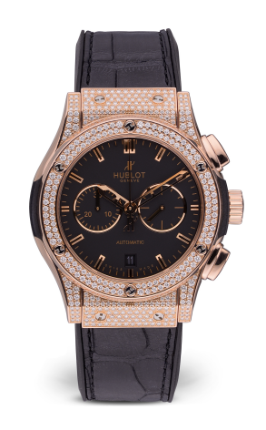 Часы Hublot Classic Fusion Chronograph King Gold Pave 42 mm 541.OX.1180.LR.1704 (33513)