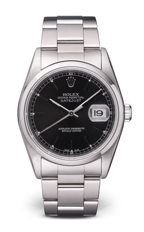 Часы Rolex Datejust 36 mm Black Dial 16200 (33744)