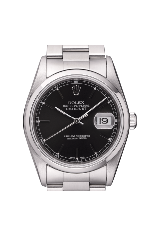 Часы Rolex Datejust 36 mm Black Dial 16200 (33744) №2