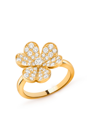 Кольцо Van Cleef & Arpels Frivole Yellow Gold Ring VCARP2V000 (33470)