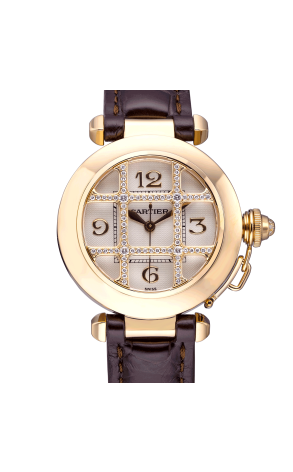 Часы Cartier Pasha Grille Diamonds 2399 (33979) №2