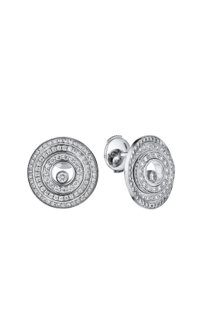 Серьги Chopard Happy Spirit White Gold Diamond Earrings 837700 (34422)