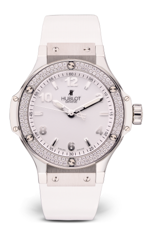 Часы Hublot Big Bang Steel White Diamonds 38 mm 361.SE.2010.RW.1104 (34687)