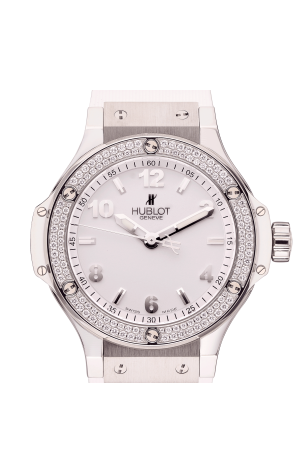 Часы Hublot Big Bang Steel White Diamonds 38 mm 361.SE.2010.RW.1104 (34687) №2