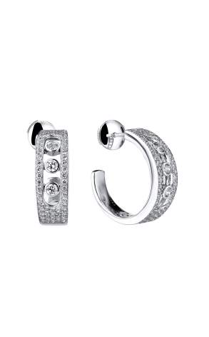 Серьги Messika Move Joaillerie White Gold Diamonds Earrings 04711-WG (34430)