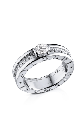 Кольцо Bvlgari BZero1 0.34 ct D/VS1 White Gold Ring 1228714953. (34777)