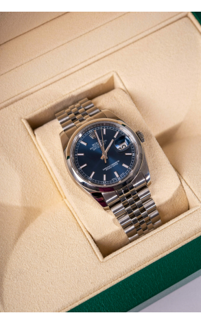 Часы Rolex Datejust 36 mm Blue Dial Jubilee Bracelet 116200blrj (35234) №3