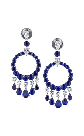 Серьги GRAFF Sapphire and Diamonds Gypsy Earrings GE (34727)