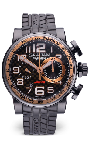Часы Graham Silverstone Stowe Black PVD Steel & Gold 48 mm 2BLDZ.B12A (35003)