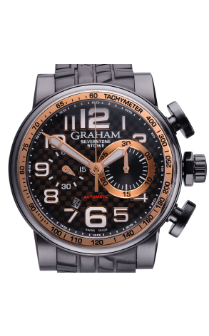 Часы Graham Silverstone Stowe Black PVD Steel & Gold 48 mm 2BLDZ.B12A (35003) №2