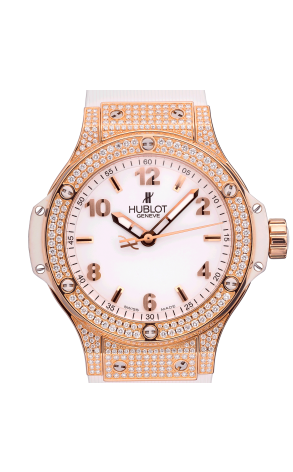 Часы Hublot Big Bang 38 mm Rose Gold White Pave Diamonds 361.PE.2010.RW.1704 (35206) №2