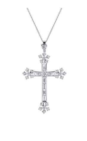 Крест Jacob & Co 1,80 cts Diamonds Cross Pendant 91224193 (34904)