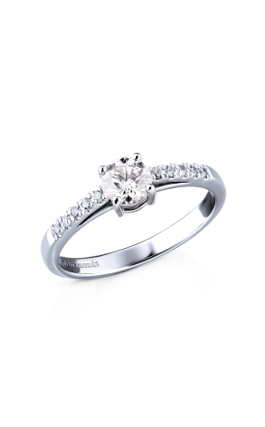 Кольцо RalfDiamonds 0.51 ct L/VS2 White Gold Diamonds Ring (34944)