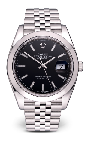 Часы Rolex Datejust 41 mm Steel Black Dial 126300-0012 (35183)